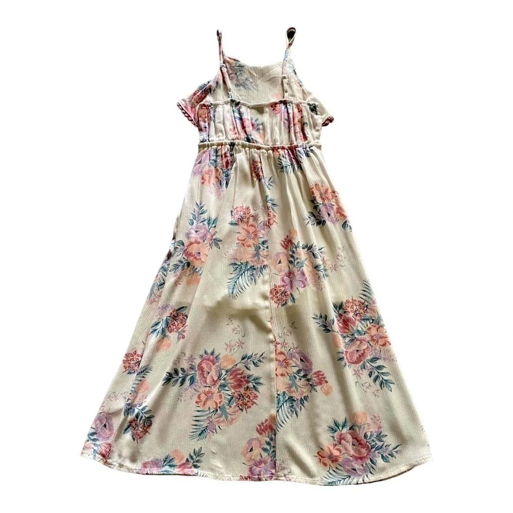 ART CLASS-GIRLS FLORAL MAXI DRESS-SIZE XS 4/5